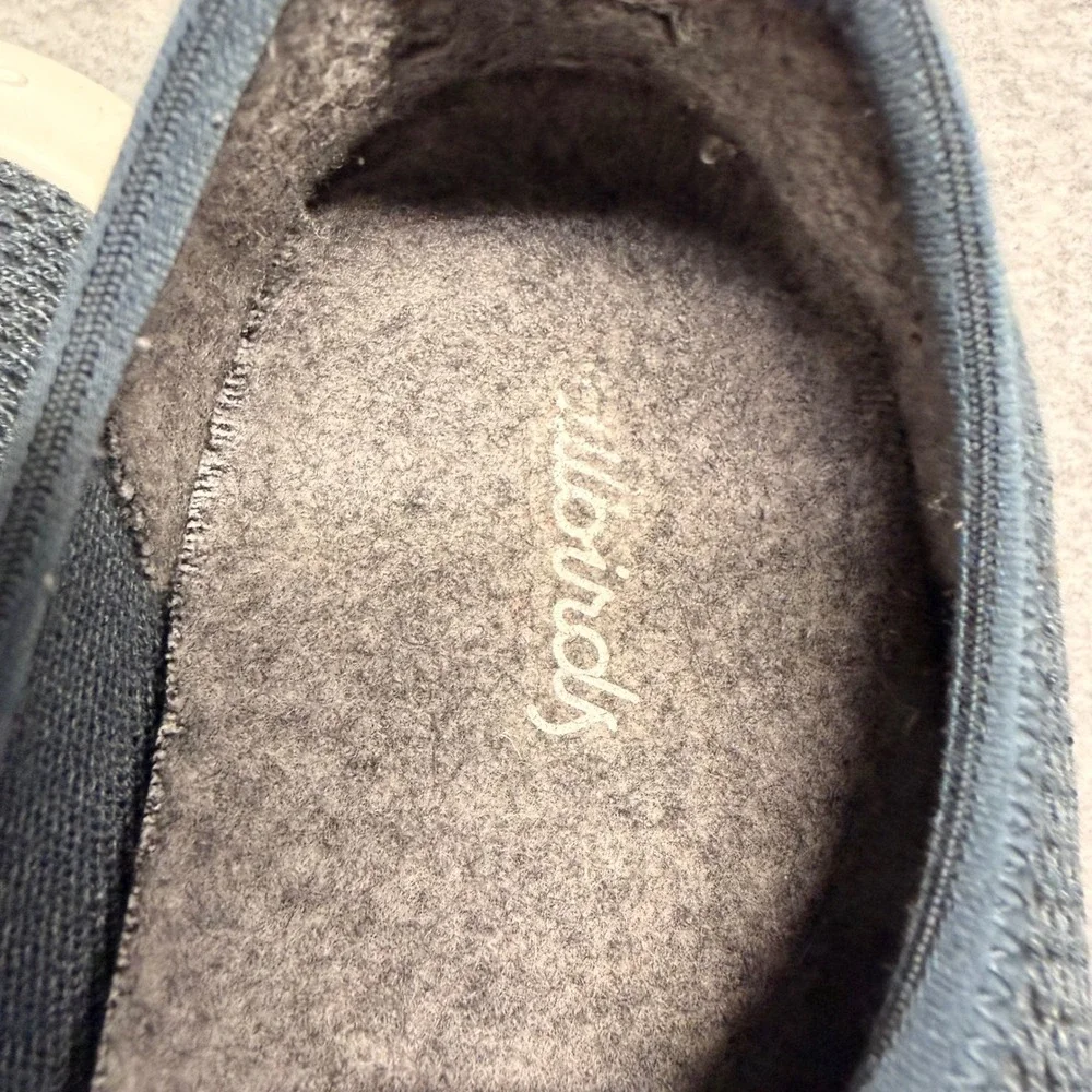 Allbirds Tree Skippers Navy Blue Mesh Boat Shoes Sneakers Womens Size 5